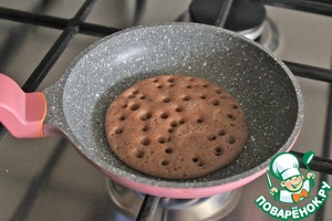 Шоколадные блинчики к чаю Шоколадные блинчики к чаю