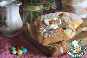 Венгерская ватрушка с грушей Венгерская ватрушка с грушей