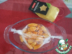 Шоколадно-тыквенный кекс с полентой