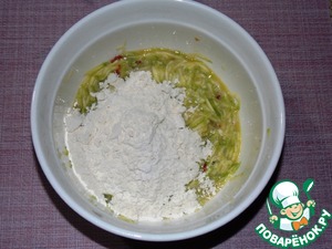 Оладьи из кабачков "Пикантные"