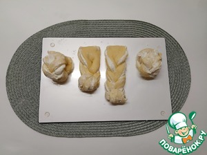 Булочки "Клубочек" с творожным сыром