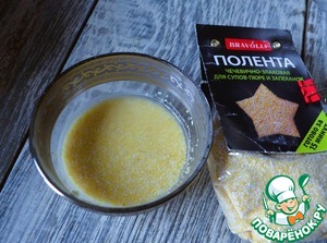 Блинчики с чечевично-злаковой полентой