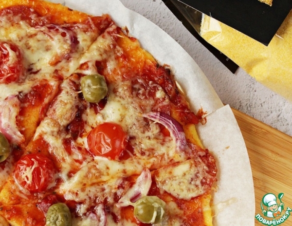 А-ля пицца на поленте