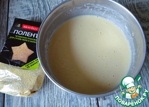 Блинчики с чечевично-злаковой полентой