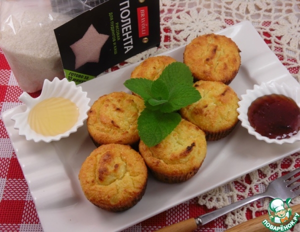 Кокосовые рикоттники с рисовой полентой Кокосовые рикоттники с рисовой полентой