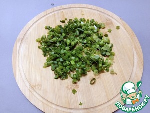 Блины с зелёным луком и рыбной начинкой Блины с зелёным луком и рыбной начинкой