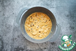 Постный пирог-кекс с полентой