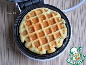 Кукурузно-сырные вафли