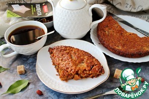 Постный пирог-кекс с полентой