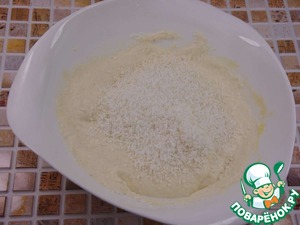 Кокосовые рикоттники с рисовой полентой Кокосовые рикоттники с рисовой полентой