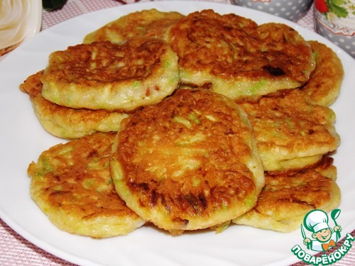 Оладьи из кабачков "Пикантные"