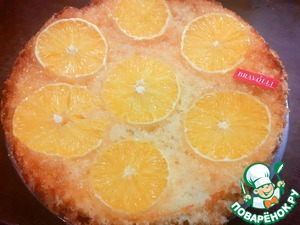 Бисквитный пирог с полентой