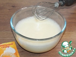 Кекс с кремом из творожного сыра