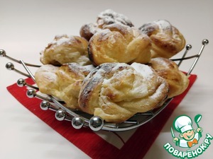 Булочки "Клубочек" с творожным сыром