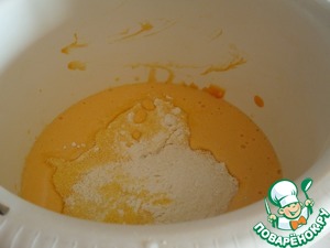 Шоколадно-тыквенный кекс с полентой