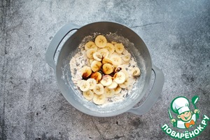 Постный пирог-кекс с полентой