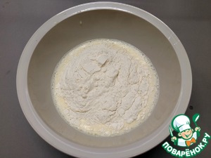 Блины с зелёным луком и рыбной начинкой Блины с зелёным луком и рыбной начинкой