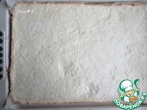 Белковый бисквитный рулет с хурмой Белковый бисквитный рулет с хурмой