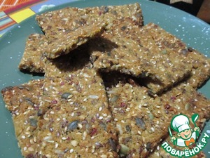 Хрустящие мультизлаковые хлебцы из поленты Хрустящие мультизлаковые хлебцы из поленты