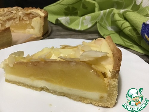 Тарт с грушами