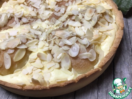 Тарт с грушами