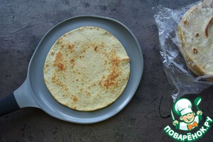 Лепешка на поленте