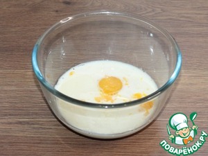 Кекс с кремом из творожного сыра