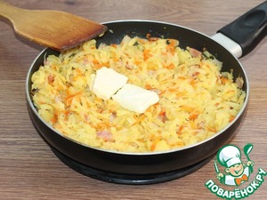 Блины из поленты с картофельной начинкой