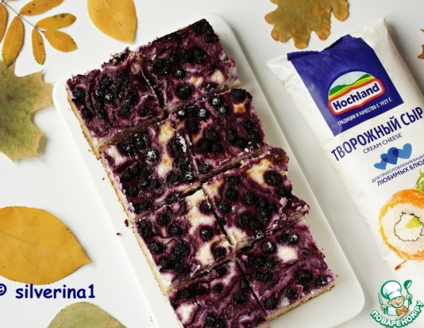 Ягодные чизкейк-квадратики