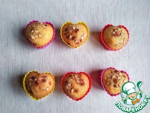 Кукурузные кексы из поленты с миндалём Кукурузные кексы из поленты с миндалём