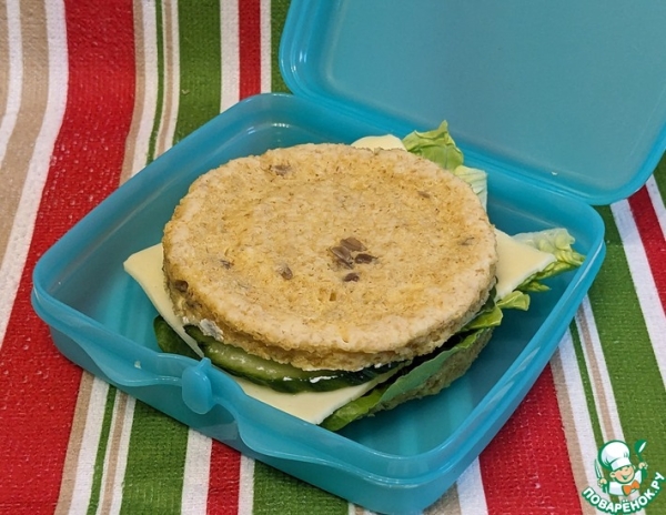 Булочка из отрубей в микроволновке Булочка из отрубей в микроволновке