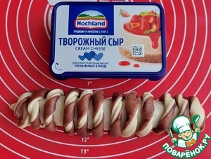 Пирог с творожным сыром и клюквой Пирог с творожным сыром и клюквой
