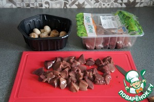 Тарты с печенью и грибами Тарты с печенью и грибами