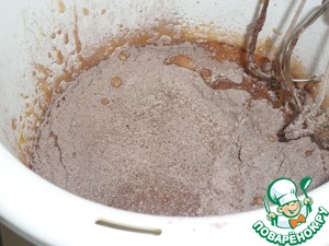 Шоколадно-тыквенный кекс с полентой