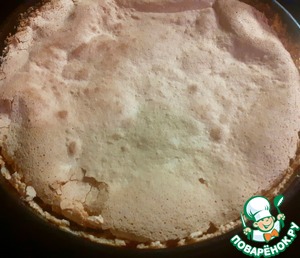 Бисквитный пирог с полентой