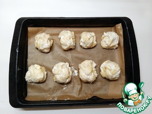 Булочки "Клубочек" с творожным сыром