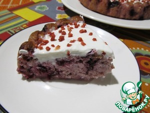 Творожный кекс с ягодами и полентой Творожный кекс с ягодами и полентой