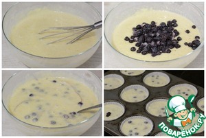 Маффины с черникой Маффины с черникой