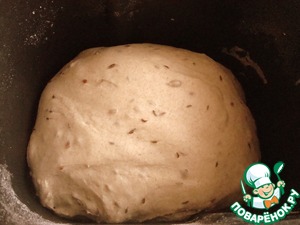 Серый хлеб с семечками на кефире