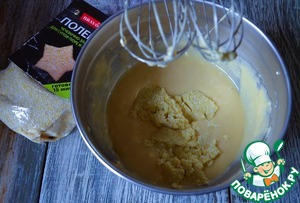 Блинчики с чечевично-злаковой полентой