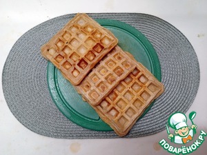 Вафли цельнозерновые с авокадо Вафли цельнозерновые с авокадо