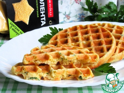 Кукурузно-сырные вафли