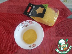 Шоколадно-тыквенный кекс с полентой