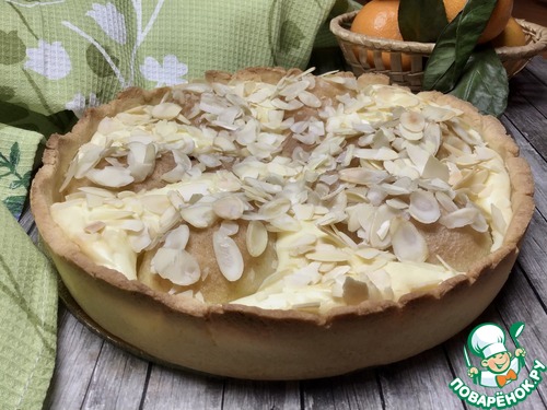 Тарт с грушами