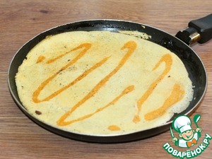 Блины из поленты с картофельной начинкой