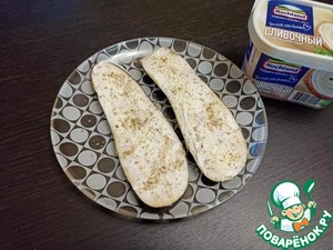 Баклажаны, запеченные с плавленым сыром