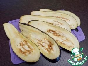 Баклажаны, запеченные с плавленым сыром