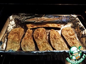Баклажаны, запеченные с плавленым сыром