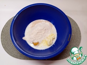 Булочки "Клубочек" с творожным сыром