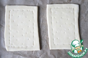 Слойка с ветчиной и яйцом Слойка с ветчиной и яйцом